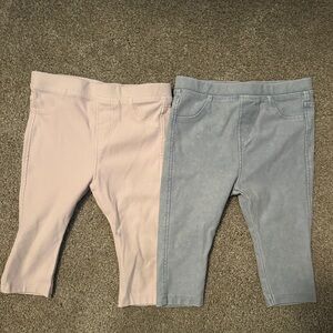 Zara set of 2 kids jeggings